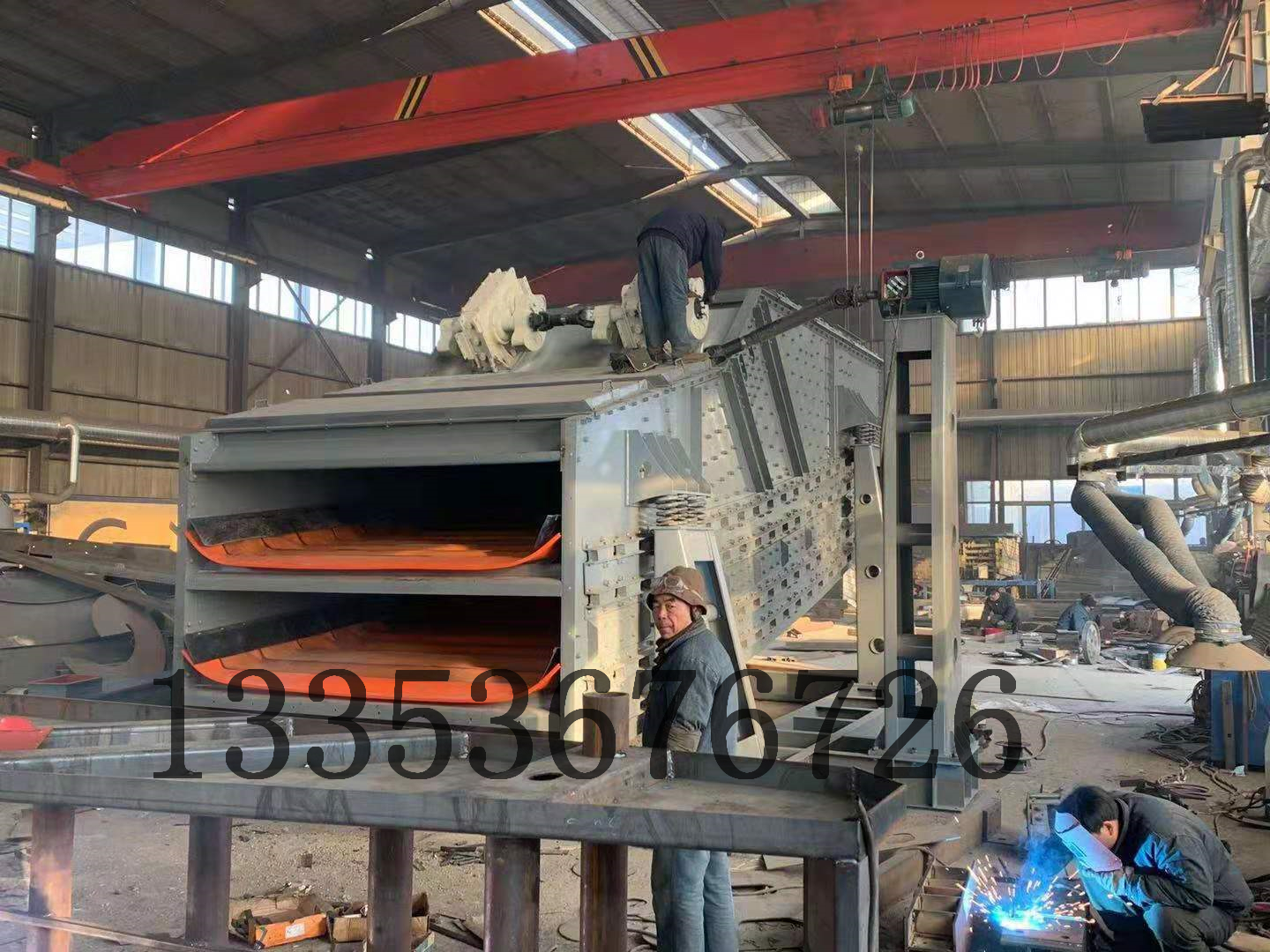 濕粘原煤2575型號香蕉撞擊弛張篩